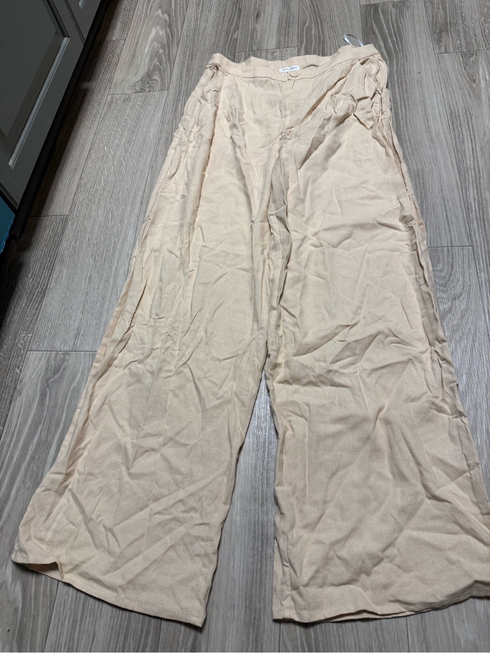 Sabo Beige High-Waist Pants